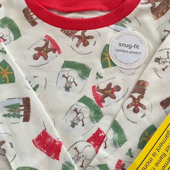 Burt’ Beez Baby 2 piece PJ’s 12 Mos, NWT, great Christmas gift, organic cotton - Picture 2 of 3